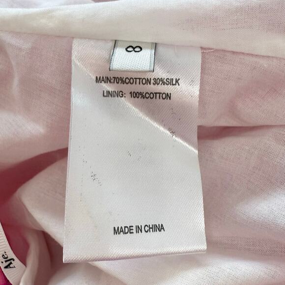 Aje Bungalow Sienna Dress Pink Gingham Halter Neck Maxi Gown US 4 - Picture 13 of 16